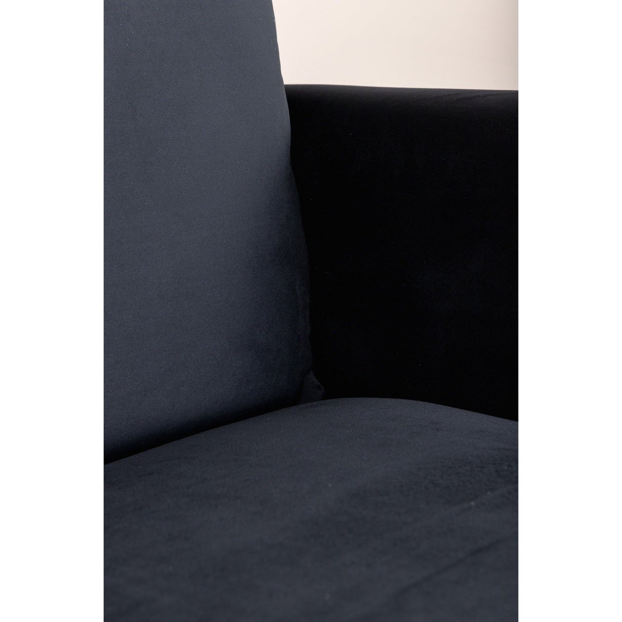 Zoom 2-Sitzer Sofa - Schwarz / Schwarzer Samt - ZEN ZONE Furniture