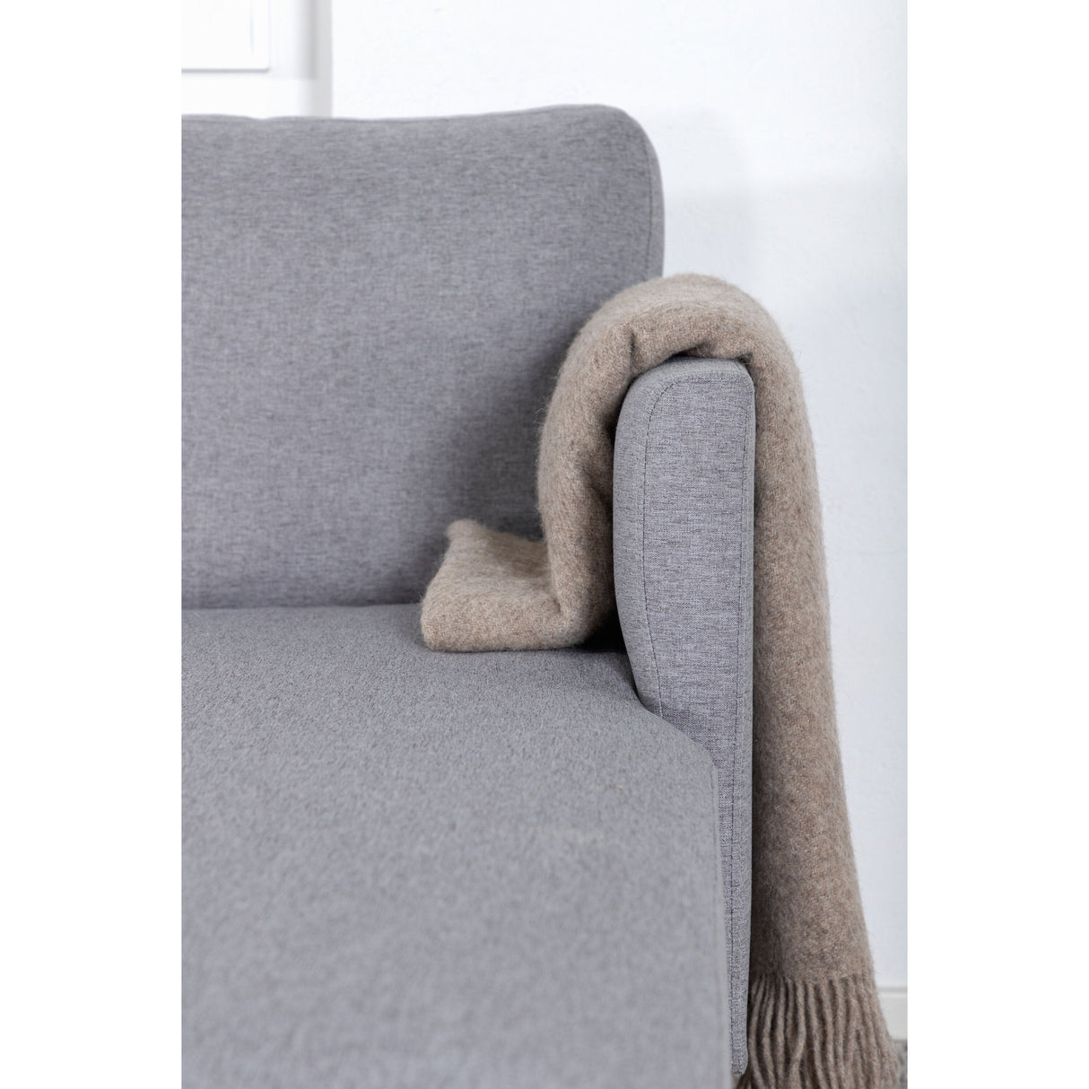 Zoom U-Sofa - Schwarz / Stahlgrauer Stoff - ZEN ZONE Furniture