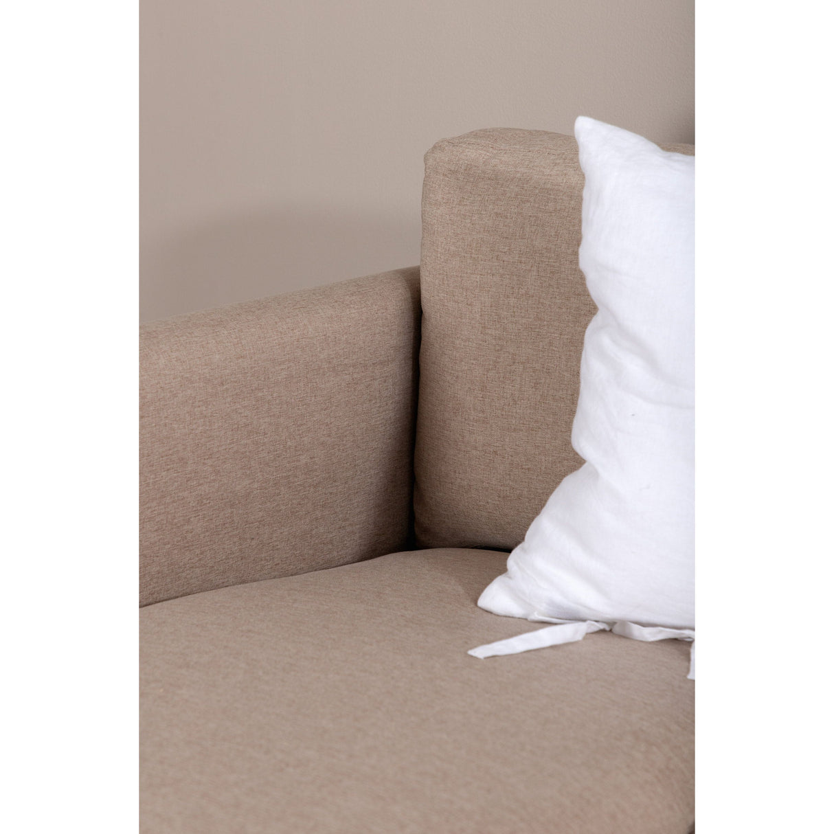 Zoom U-Sofa - Schwarz / Brauner Stoff - ZEN ZONE Furniture