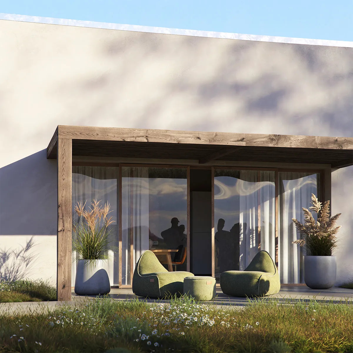 Cobana Lounge Chair Olive von SACKit – Produktbild 3