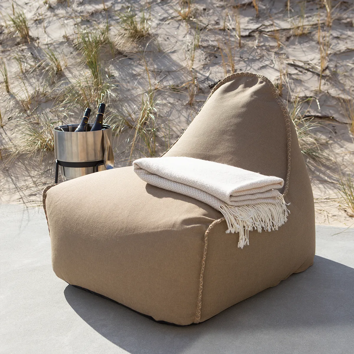 Cobana Lounge Chair Taupe von SACKit – Produktbild 2