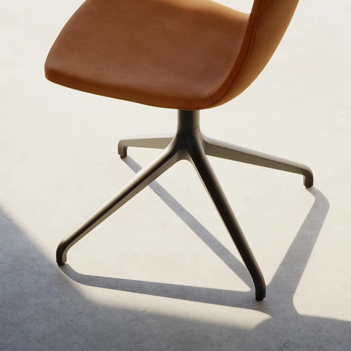 Chair no. One S1 Black Swivel - Luna Walnut – Bild 3