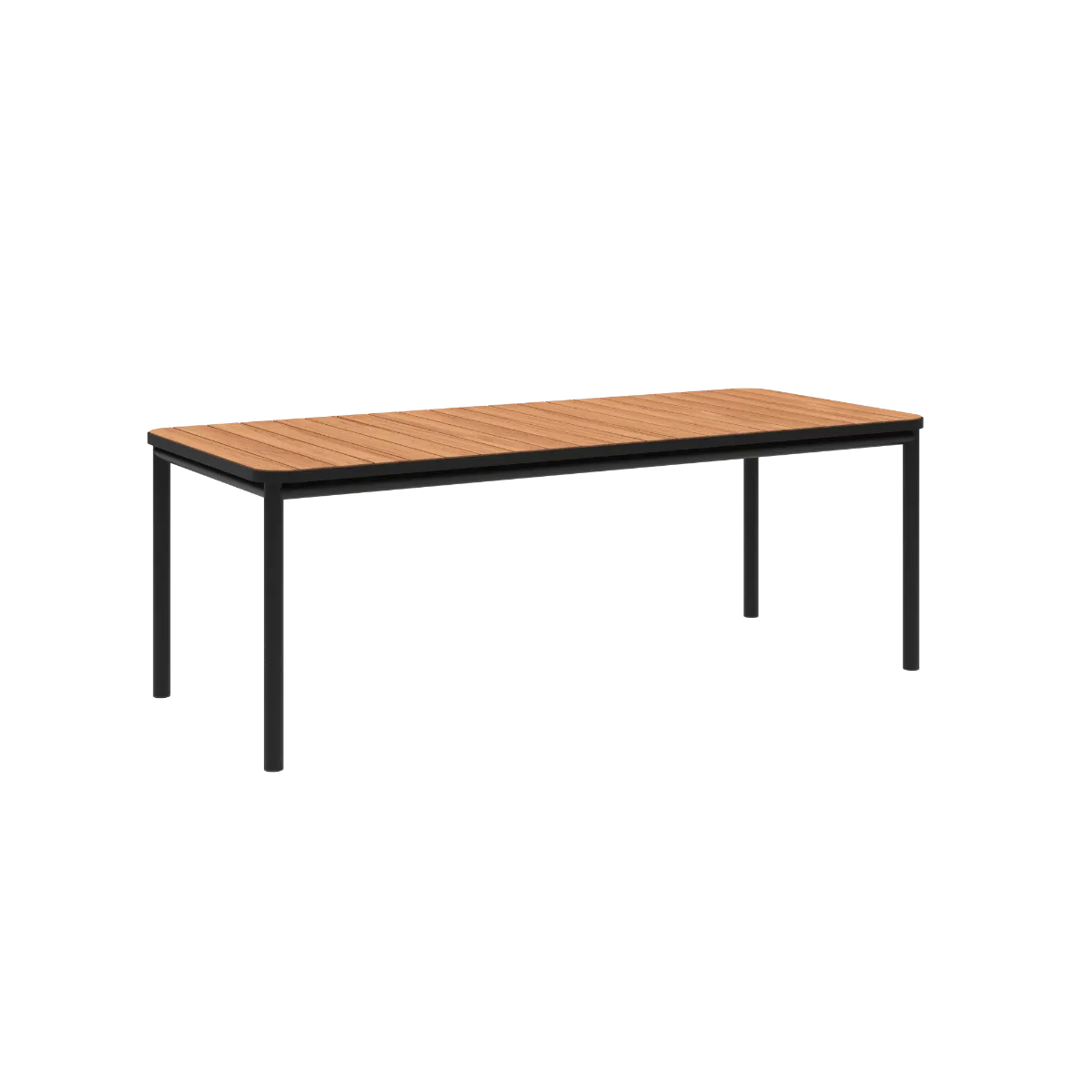 Kirra Dining Table 90x210 Noir – Bild 1