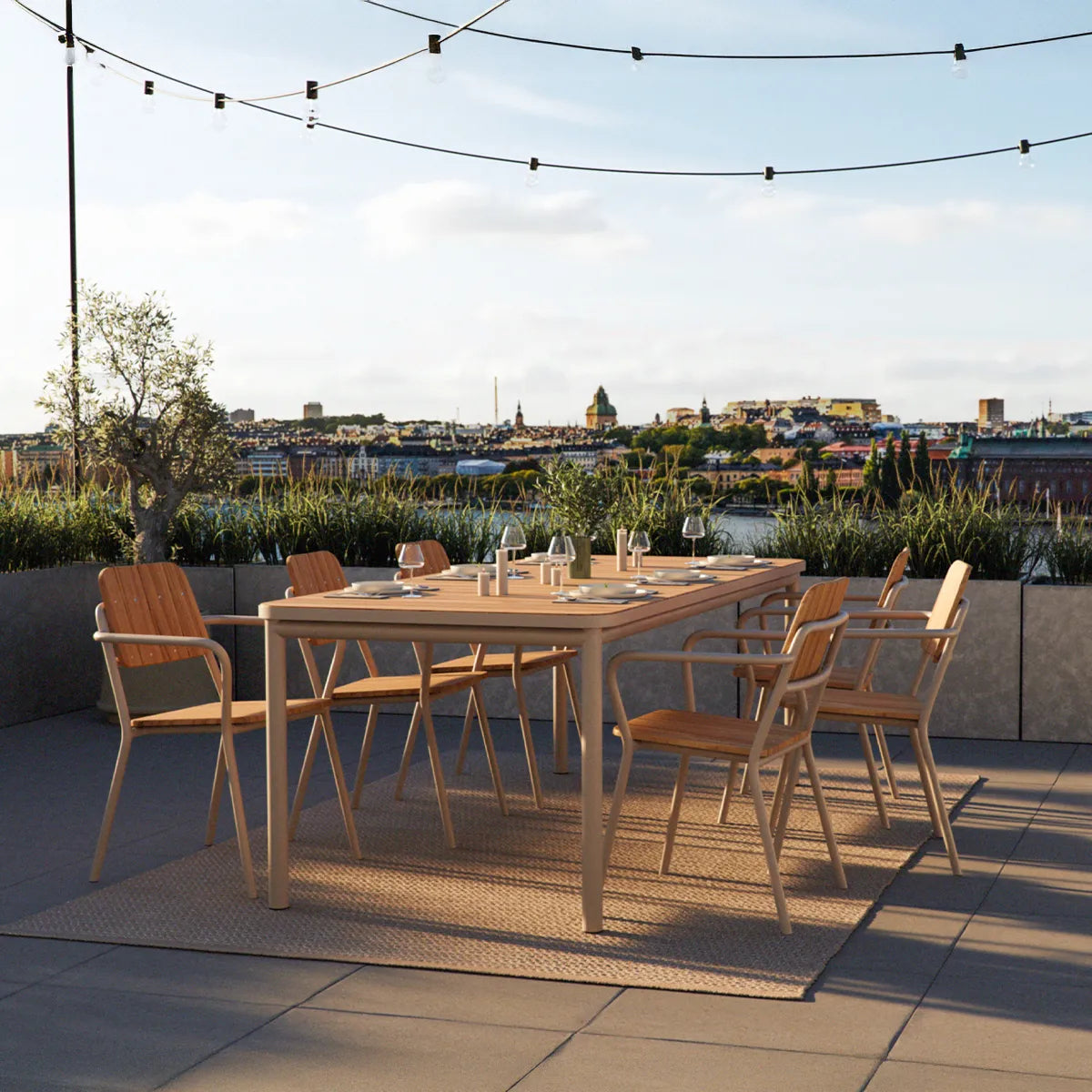 Kirra Dining Table Outdoor 90x210 cm – Bild 2