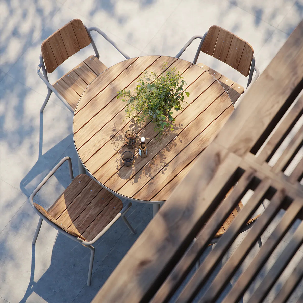 Kirra Patio Chair Taupe – Bild 3