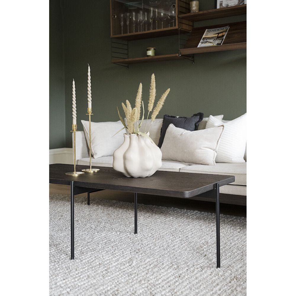 SHELTON Couchtisch Braun/Schwarz 145x60x45cm - ZEN ZONE