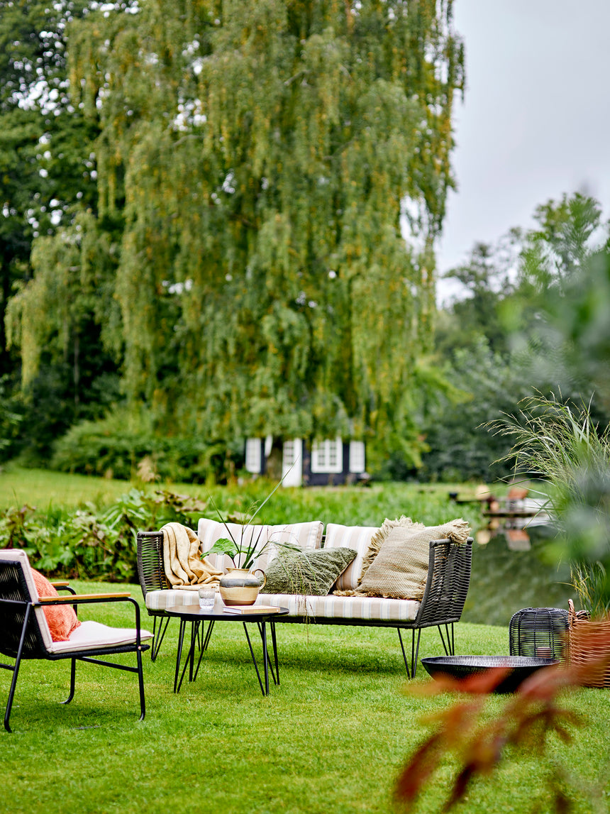Hampton Loungesessel, Schwarz, Metall - ZEN ZONE Furniture