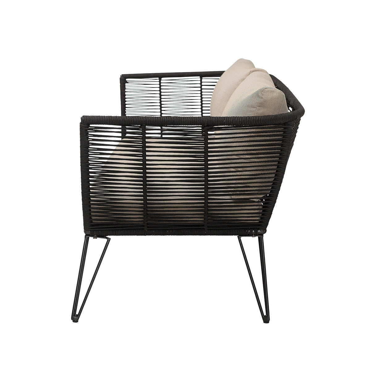 Mundo Sofa, Schwarz, Metall - ZEN ZONE Furniture