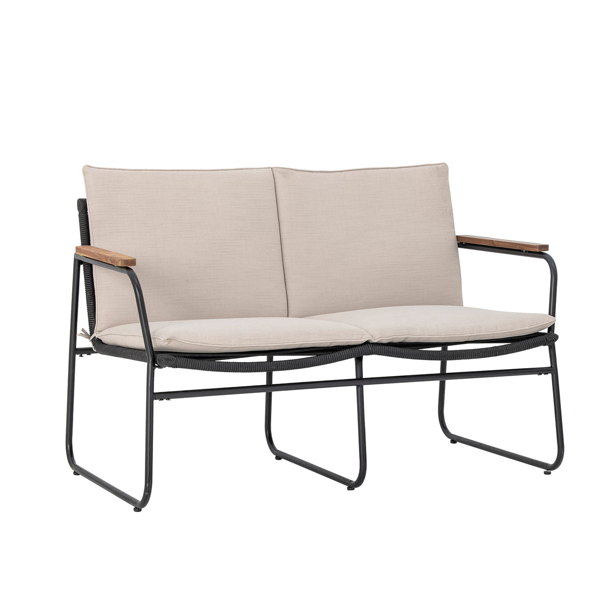 Hampton Sofa, Schwarz, Metall - ZEN ZONE Furniture