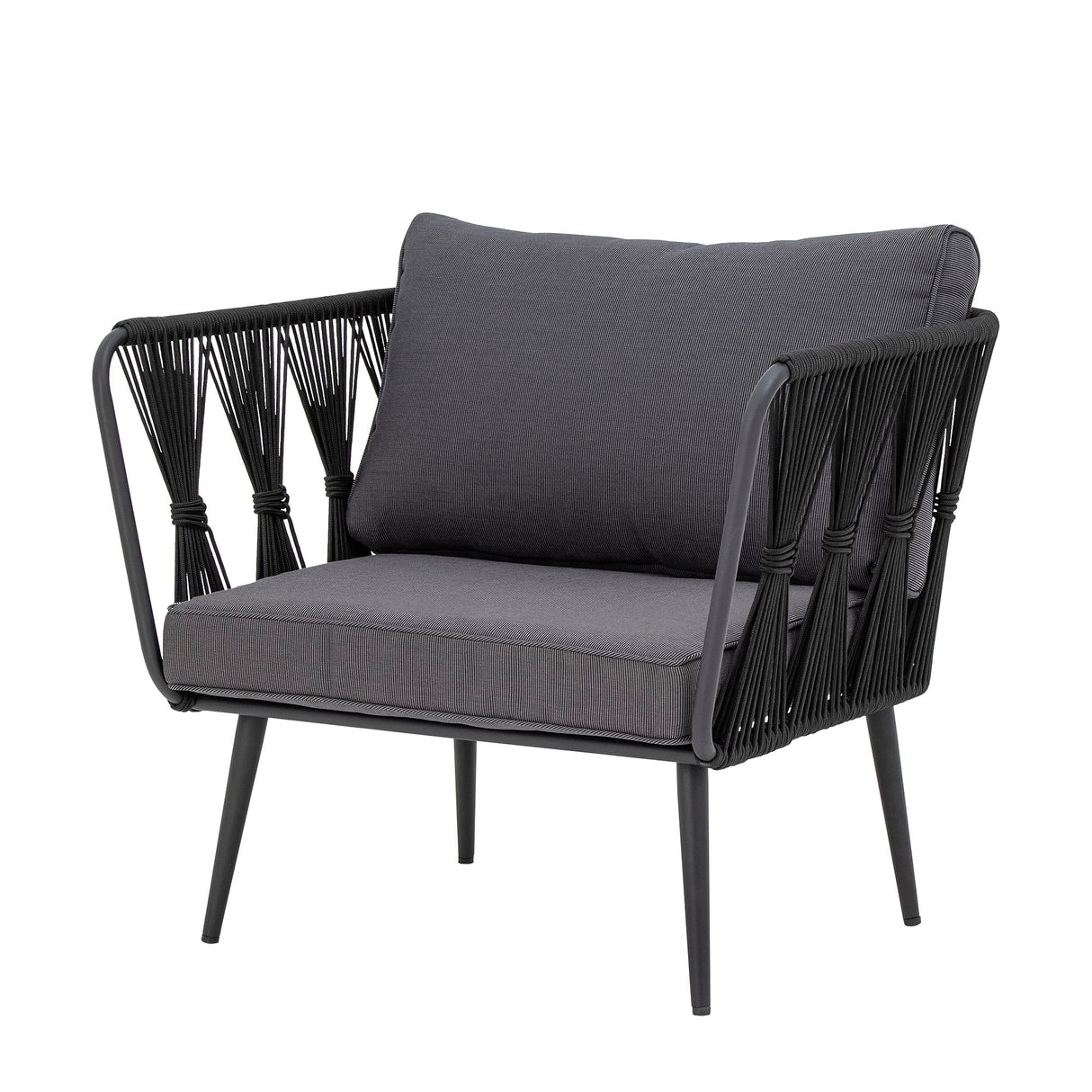 Pavone Loungesessel, Schwarz, Metall - ZEN ZONE Furniture