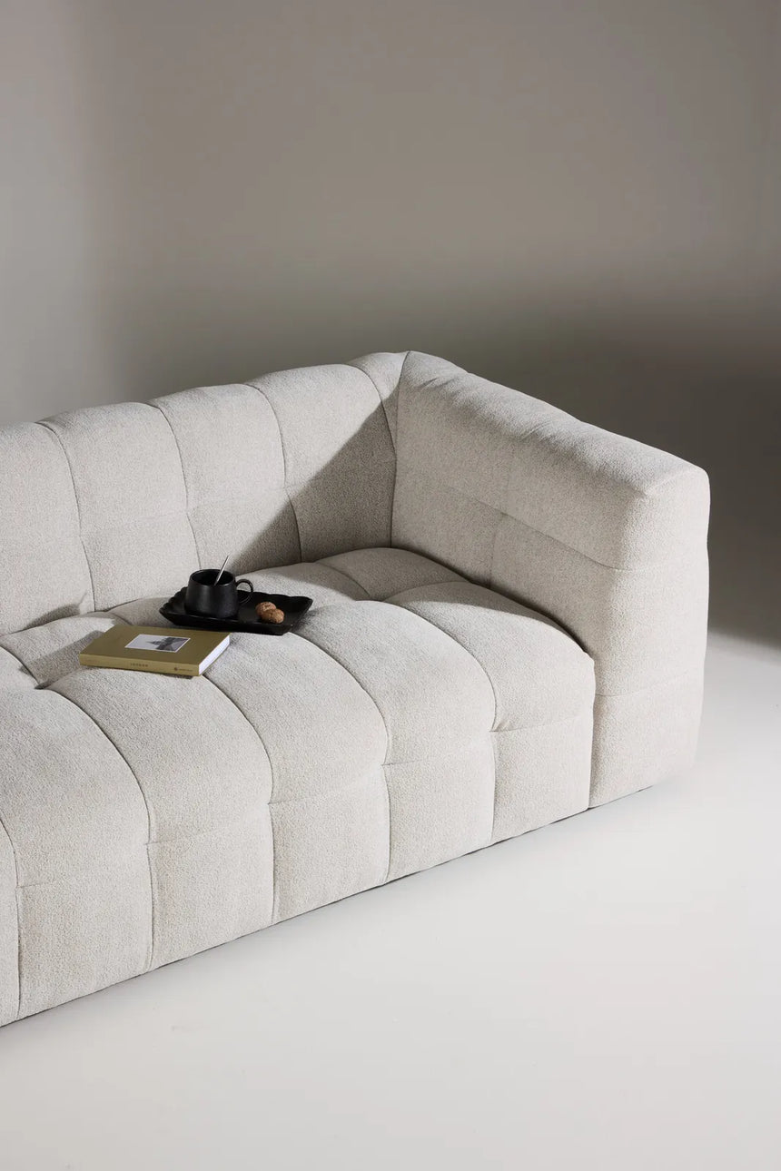 3-Sitzer Sofa Malou in beige, 238x98x70 cm von Venture Home – Bild 15
