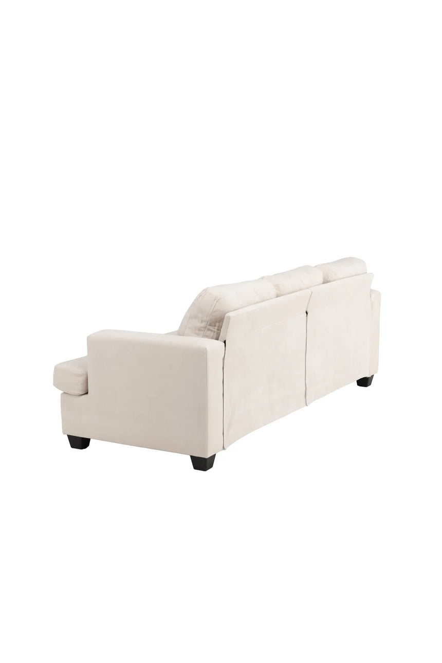 3-Sitzer Sofa Sani aus Chenille in greige, 90x214x86 cm von Venture Home – Bild 5