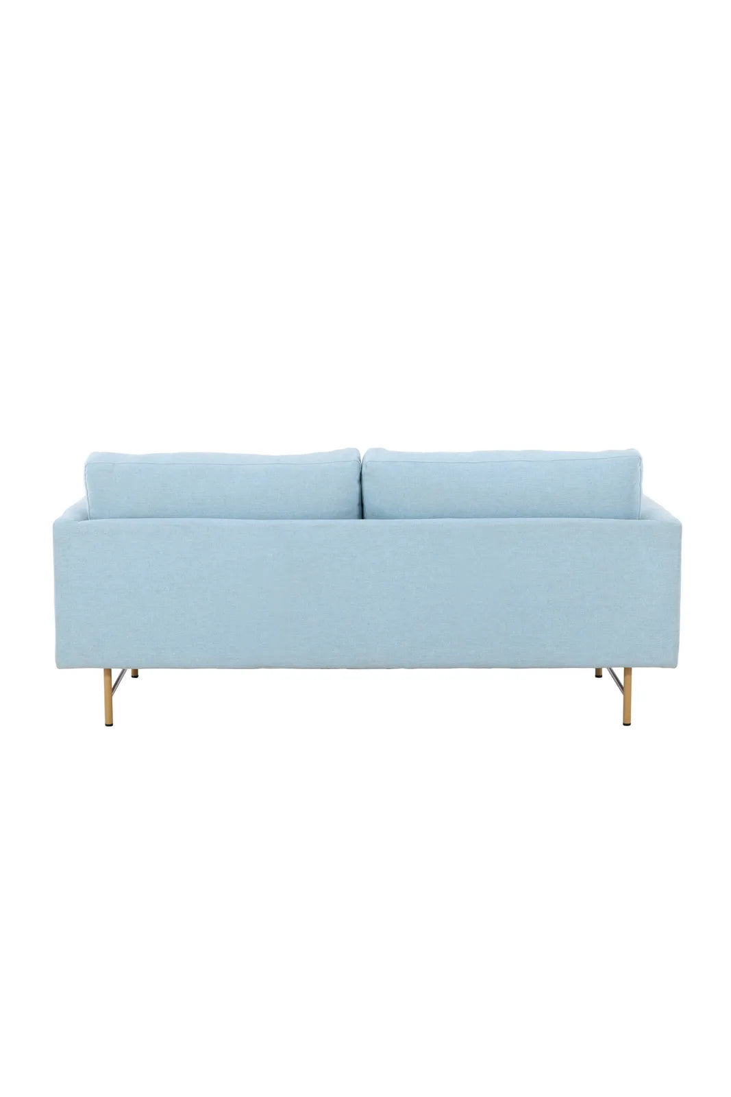 3-Sitzer Sofa in babyblau von Venture Home – Bild 7