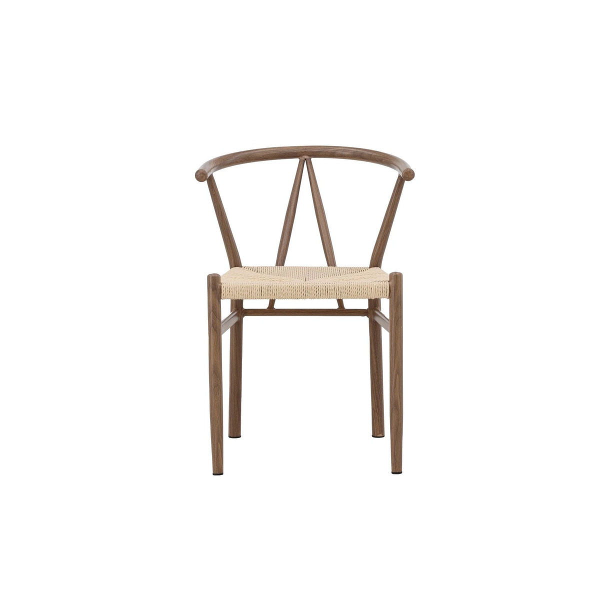 Alfons Essstuhl Holzoptik / Naturseil von Venture Home – Produktbild 1