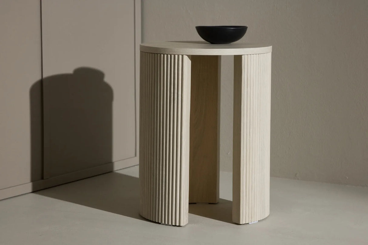 Beistelltisch Bristol in tünchenfarbener beige ⌀40 von Venture Home – Bild 29