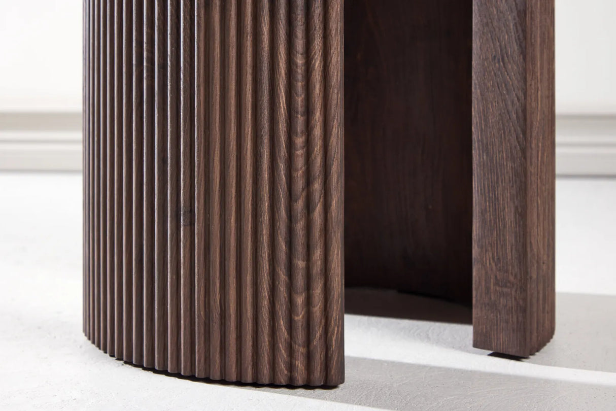 Beistelltisch Bristol mit Mocca- und Marmorlook ⌀40 von Venture Home – Bild 24