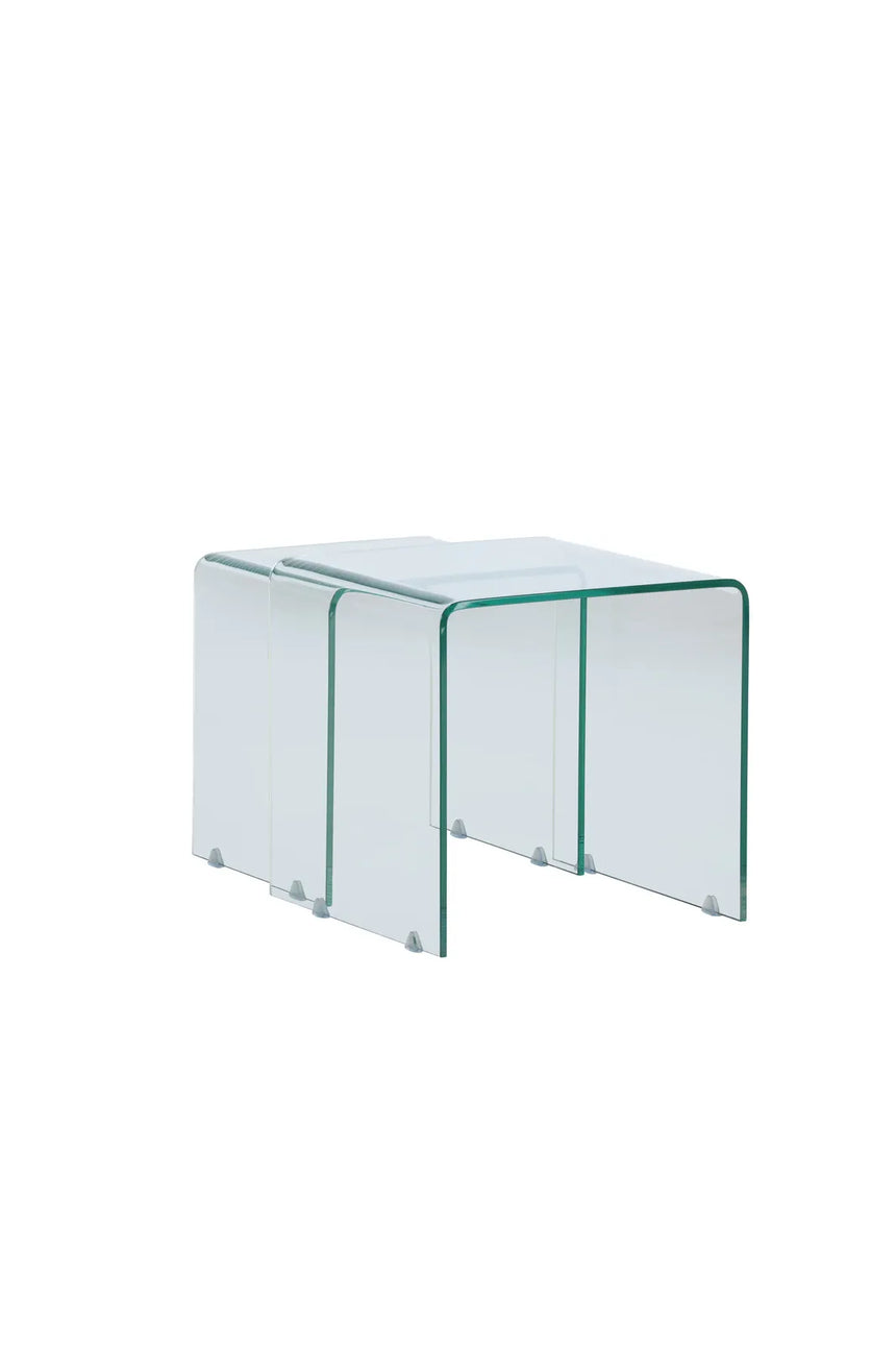 Beistelltisch Telemark aus Glas, 42x80x42 cm von Venture Home – Bild 3