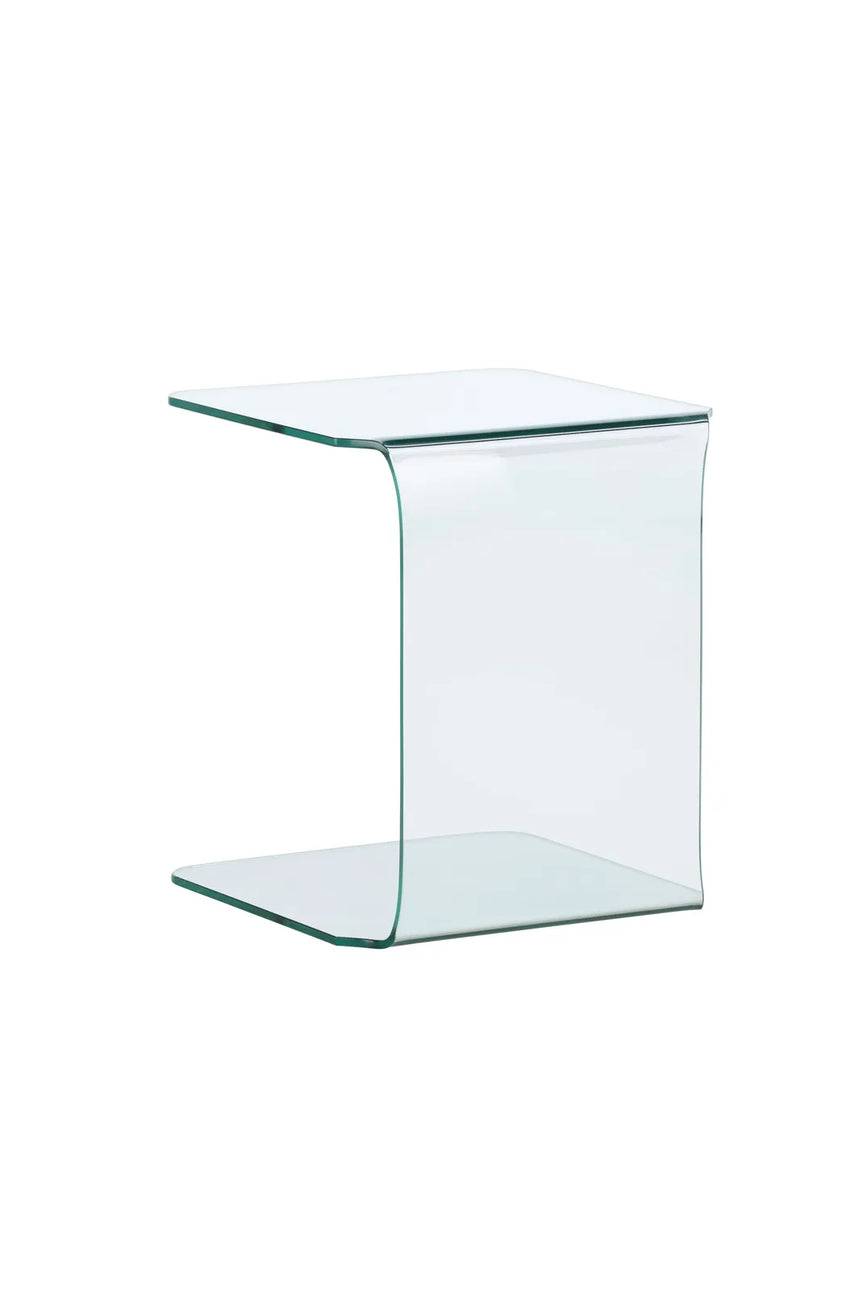 Beistelltisch Telemark aus Glas, 45x45x53 cm von Venture Home – Bild 3