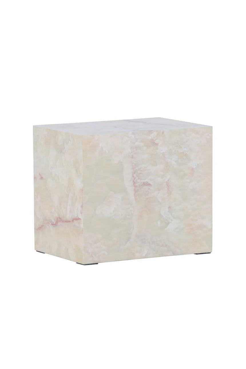 Beistelltisch York mit beigem Steinlook, 25x35x30 cm von Venture Home – Bild 6