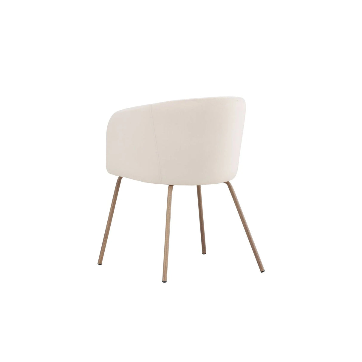 Berit Esszimmerstuhl - Walnuss Stahlbeine / Creme Samt von Venture Home – Produktbild 10