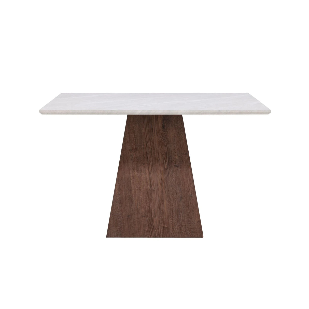 Cael Quadratischer Esstisch 120x120x75 cm - MDF 3D Papier Mocca / Steineoptik von Venture Home – Produktbild 9