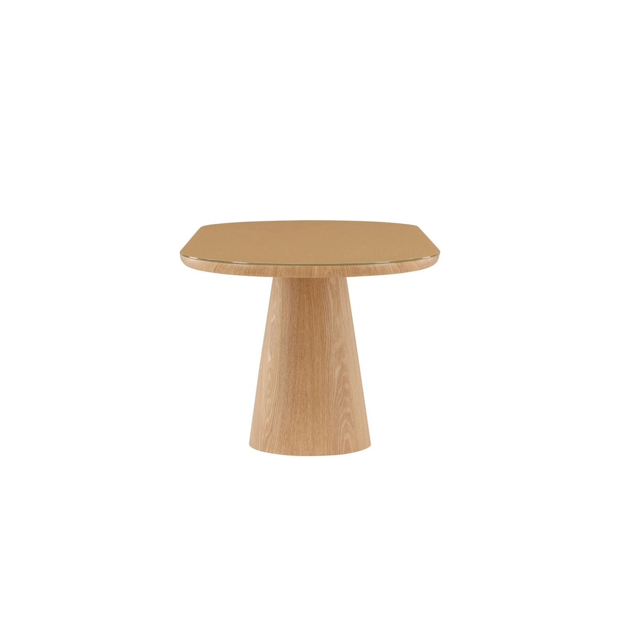 Castor Esstisch Natur mit Glasplatte 90x200 cm von Venture Home – Produktbild 10