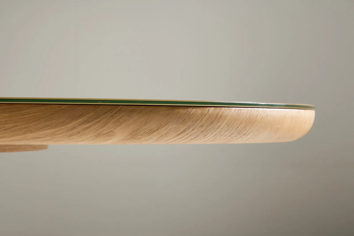 Castor Esstisch Natur mit Glasplatte 90x200 cm von Venture Home – Produktbild 6