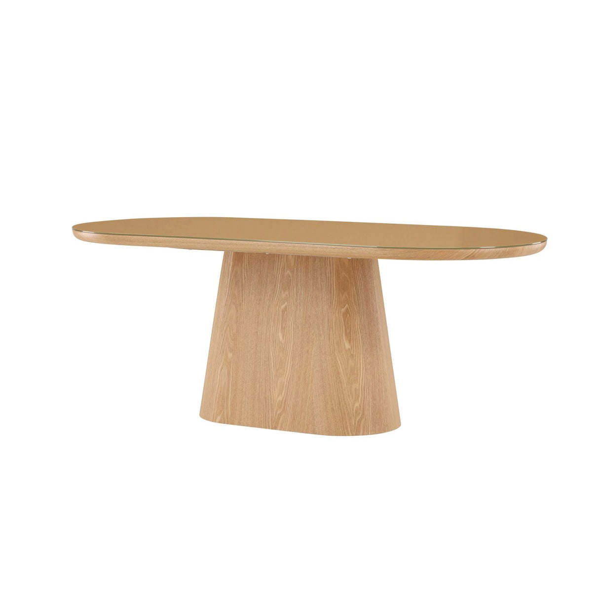 Castor Esstisch Natur mit Glasplatte 90x200 cm von Venture Home – Produktbild 8