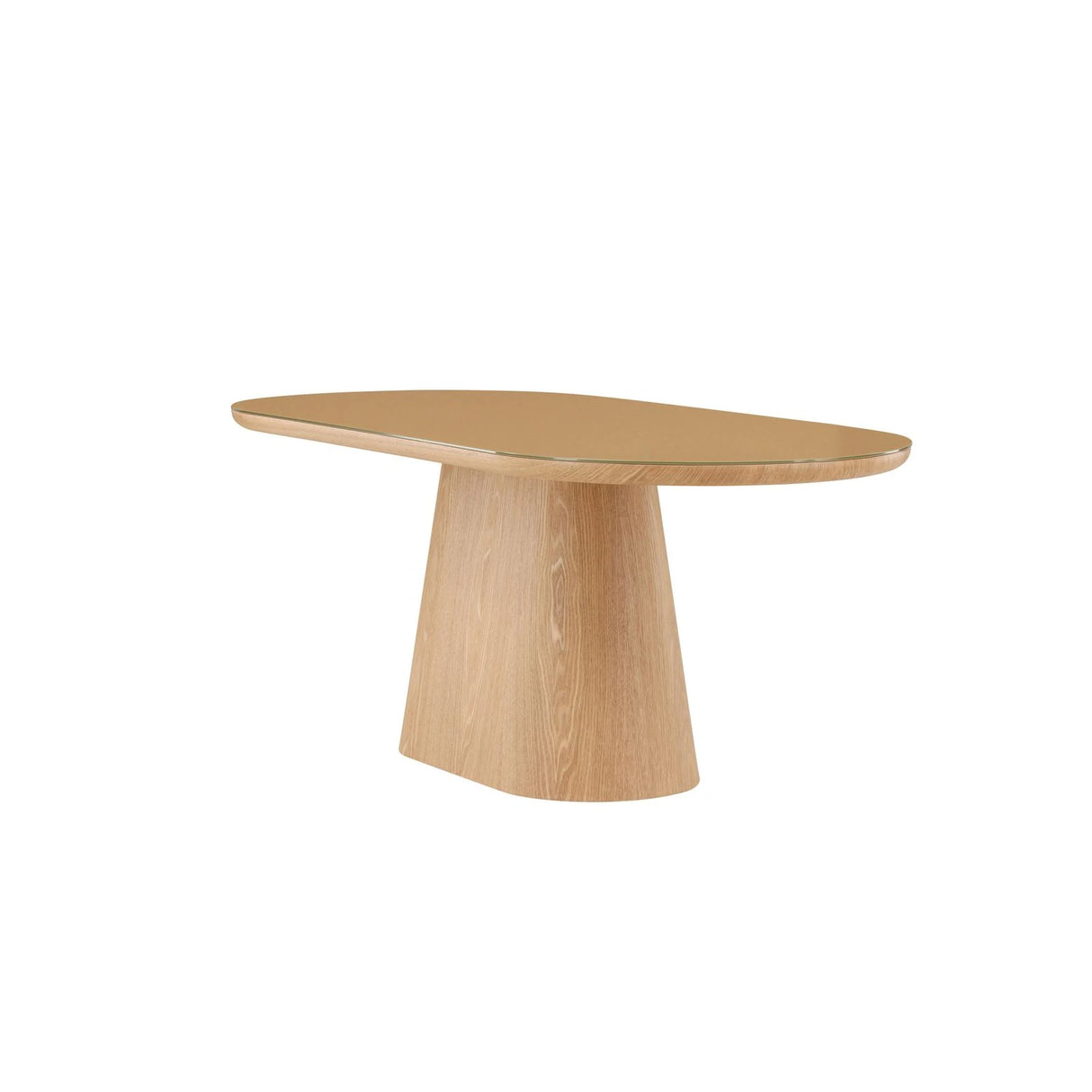 Castor Esstisch Natur mit Glasplatte 90x200 cm von Venture Home – Produktbild 9