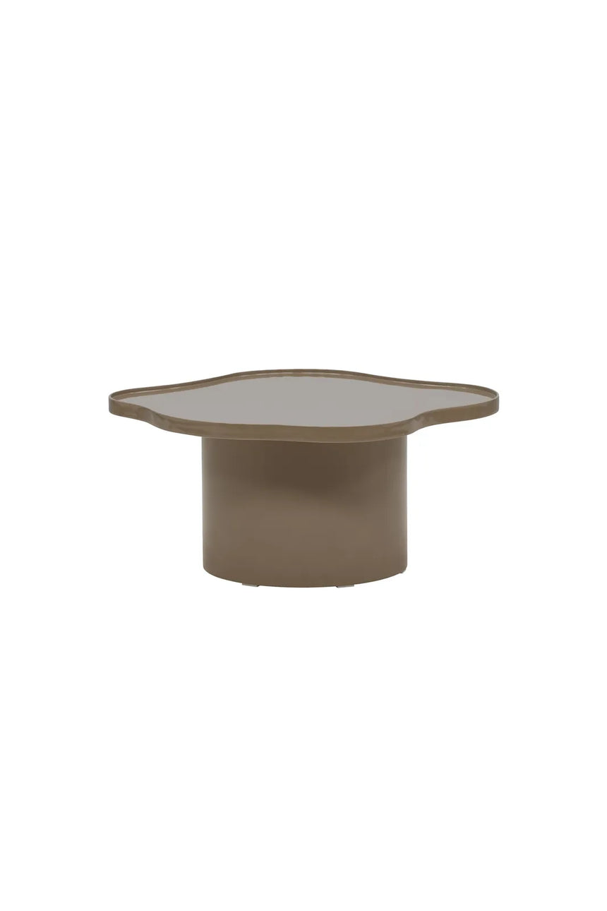 Couchtisch Ilse in glänzenden braun ø90 von Venture Home – Bild 1