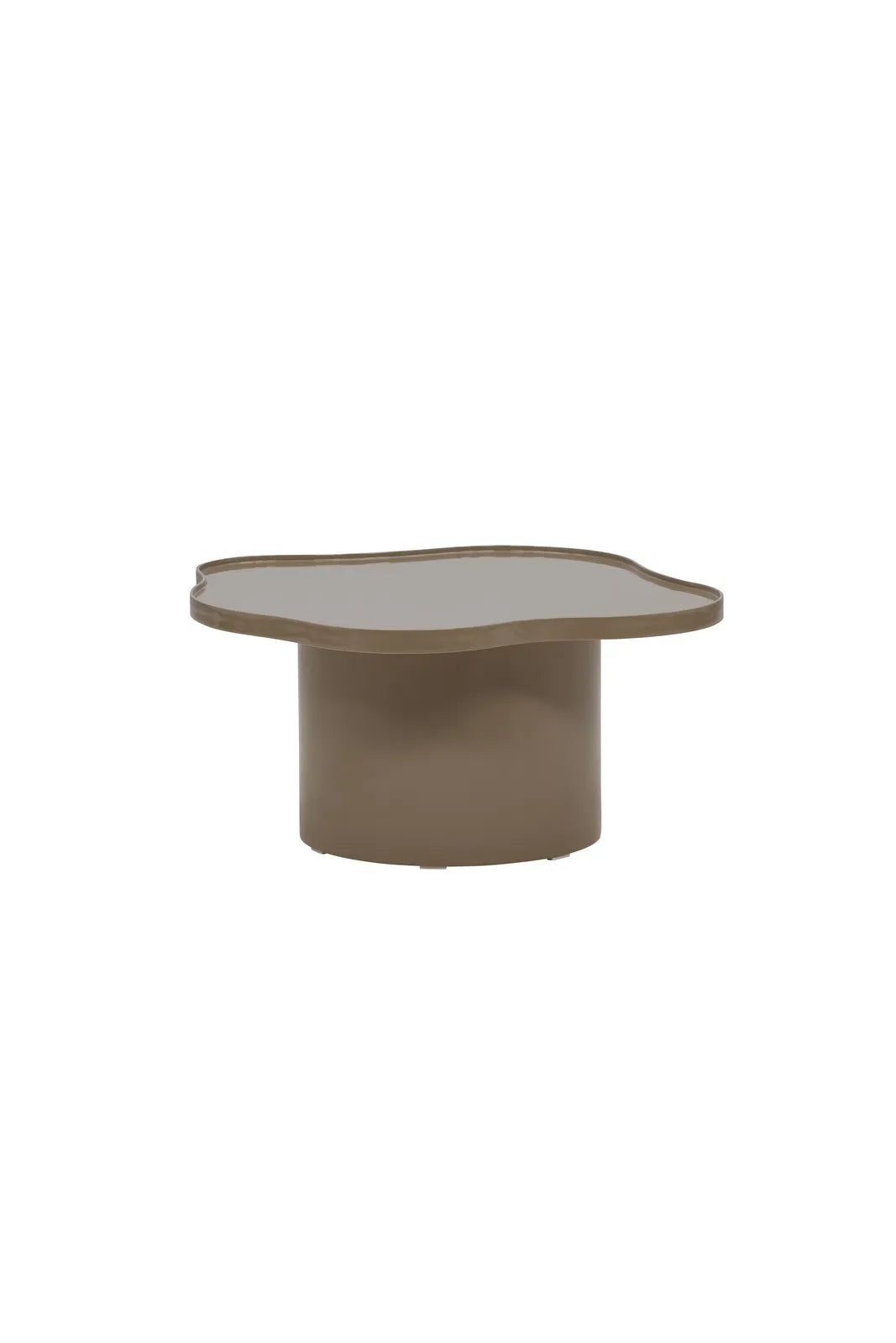 Couchtisch Ilse in glänzenden braun ø90 von Venture Home – Bild 2
