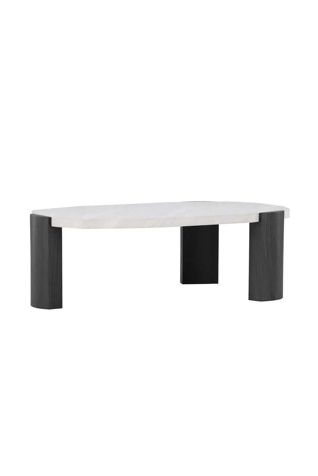 Couchtisch Kres mit beigem Steinlook, 71x125x40 cm von Venture Home – Bild 6
