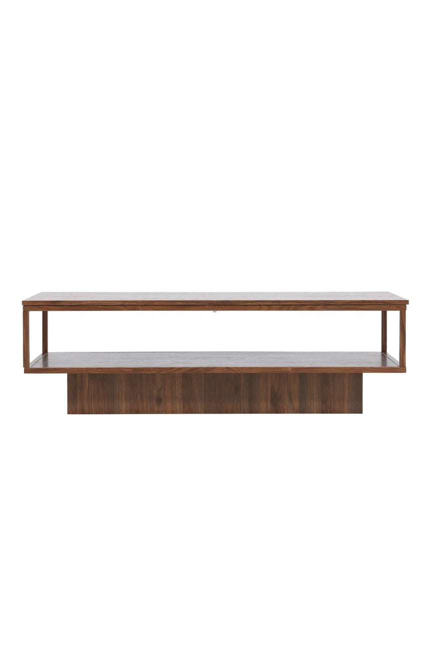 Couchtisch Maglehem in Walnussoptik, 60x130x40 cm von Venture Home – Bild 1