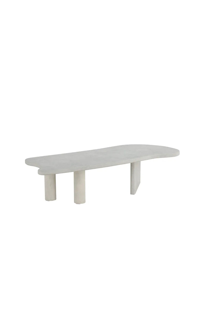 Couchtisch Polle mit hellgrauer Betonoptik, 60x160x40 cm von Venture Home – Bild 6