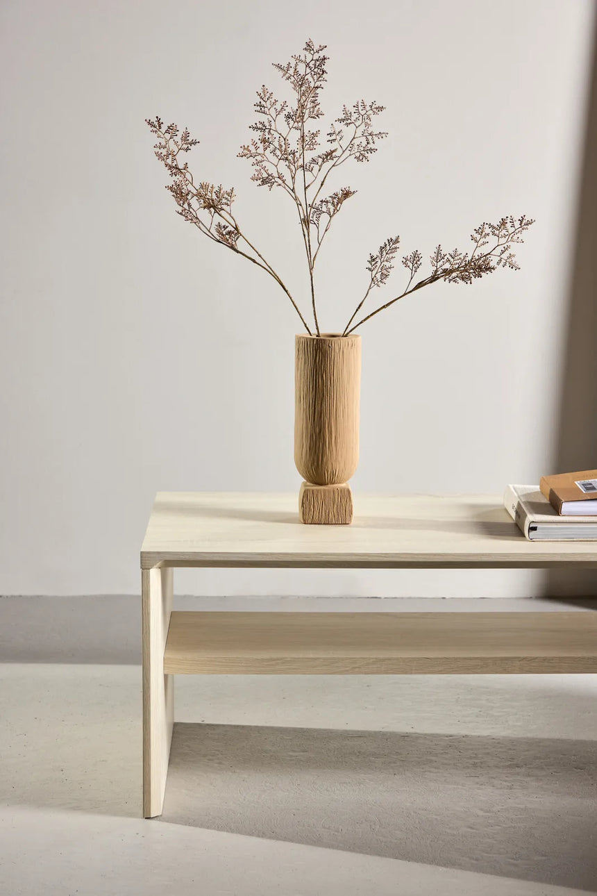 Couchtisch Telemarket in tünchenfarbenem Weiß, 50x110x38 cm von Venture Home – Bild 15