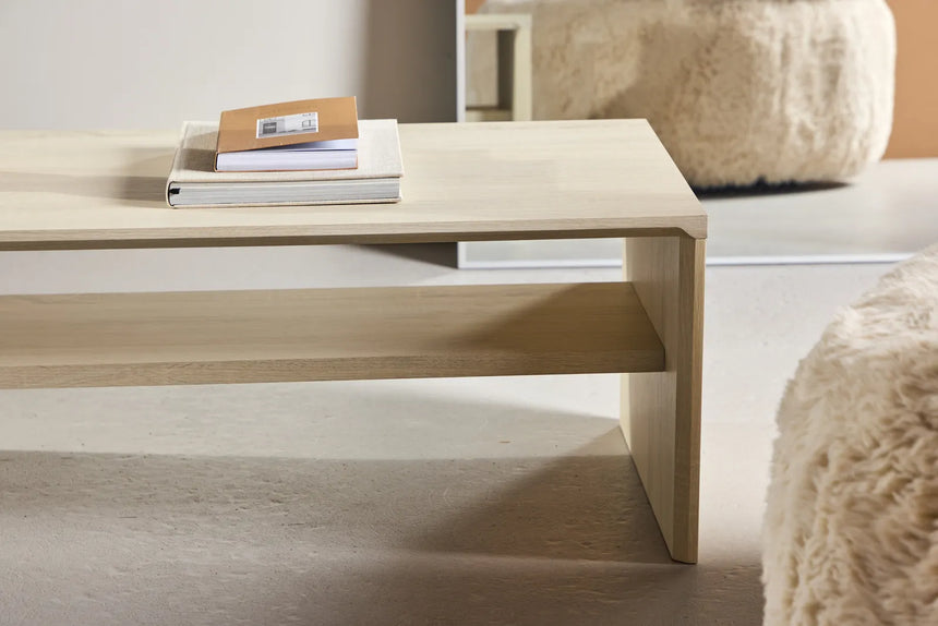 Couchtisch Telemarket in tünchenfarbenem Weiß, 50x110x38 cm von Venture Home – Bild 31