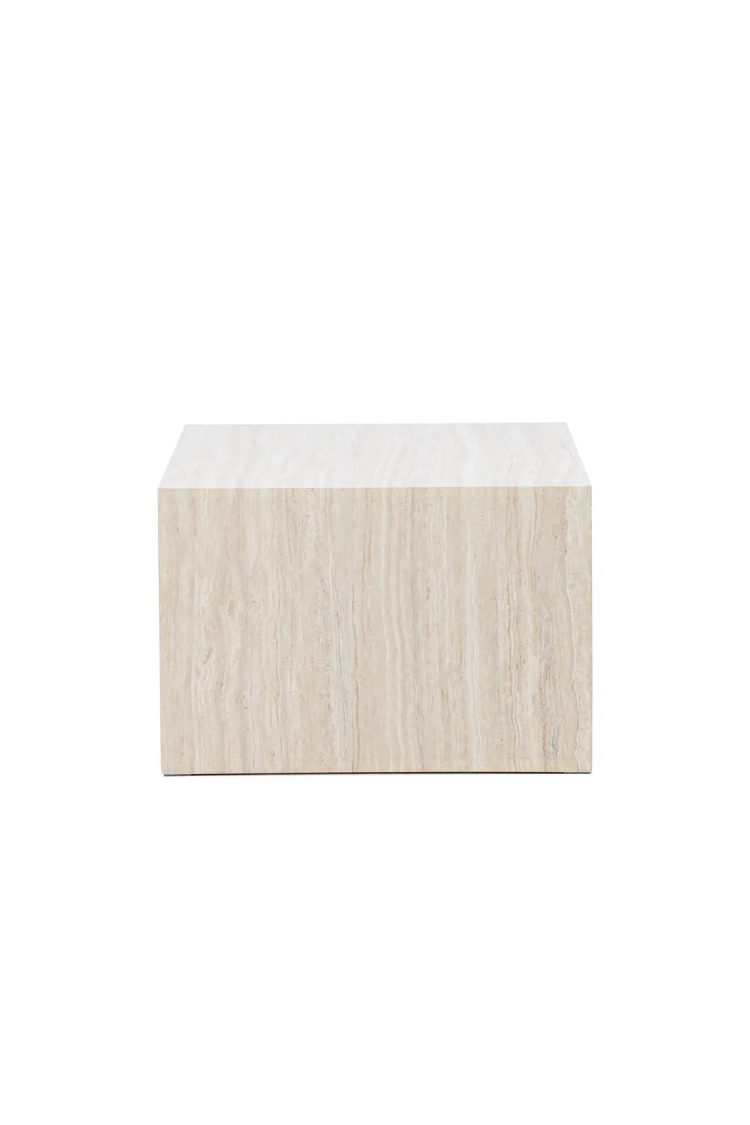 Couchtisch York mit beigem Travertinlook, 60x80x40 cm von Venture Home – Bild 1