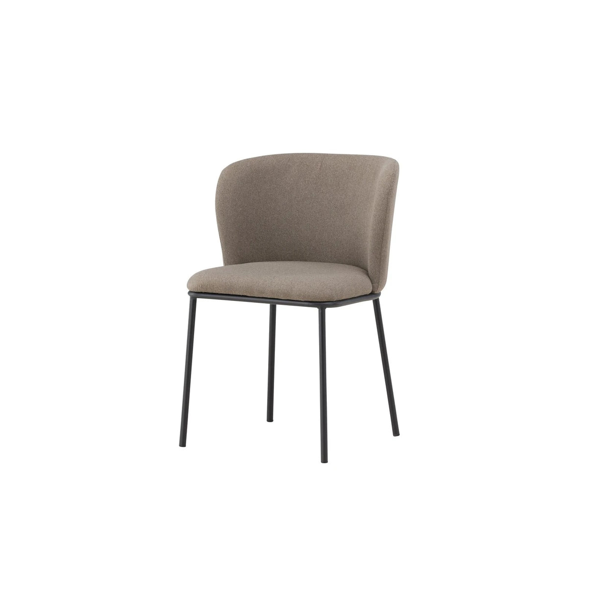 Edina Esszimmerstuhl Schwarz / Braun Leinen von Venture Home – Produktbild 7