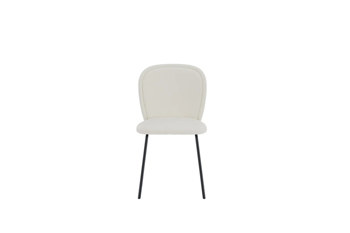 Essstuhl Carl cremefarbend von Venture Home – Bild 5