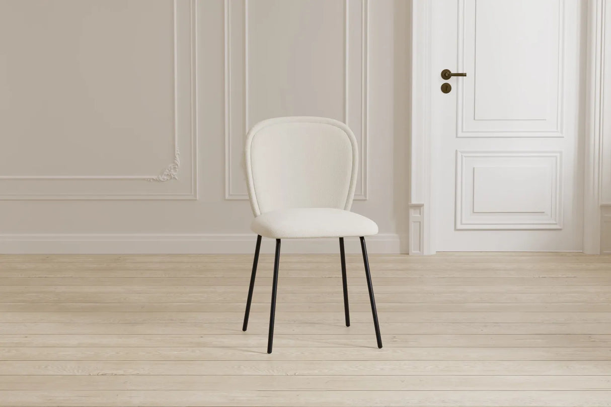 Essstuhl Carl cremefarbend von Venture Home – Bild 8