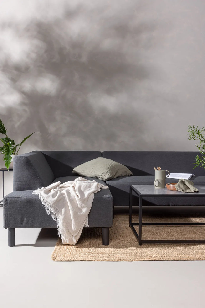 Garten Ecksofa-Set Mecka aus Acryl und Aluminium in Dunkelgrau von Venture Home – Bild 15