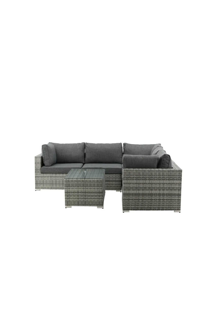 Garten Lounge-Set Amazon aus Wicker und Aluminium in Grau von Venture Home – Bild 4