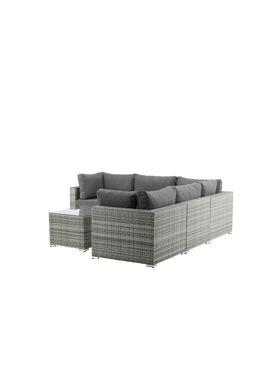 Garten Lounge-Set Amazon aus Wicker und Aluminium in Grau von Venture Home – Bild 5