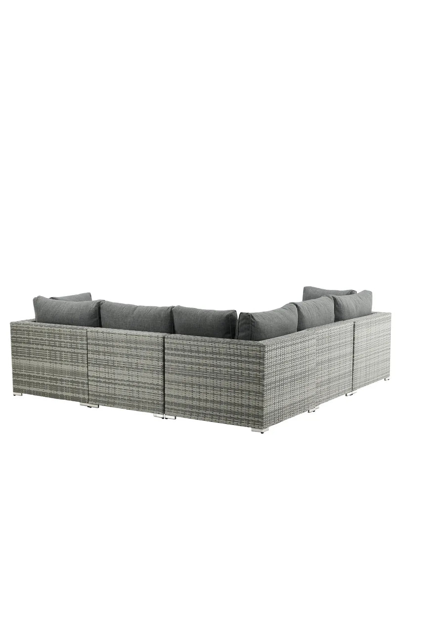 Garten Lounge-Set Amazon aus Wicker und Aluminium in Grau von Venture Home – Bild 8