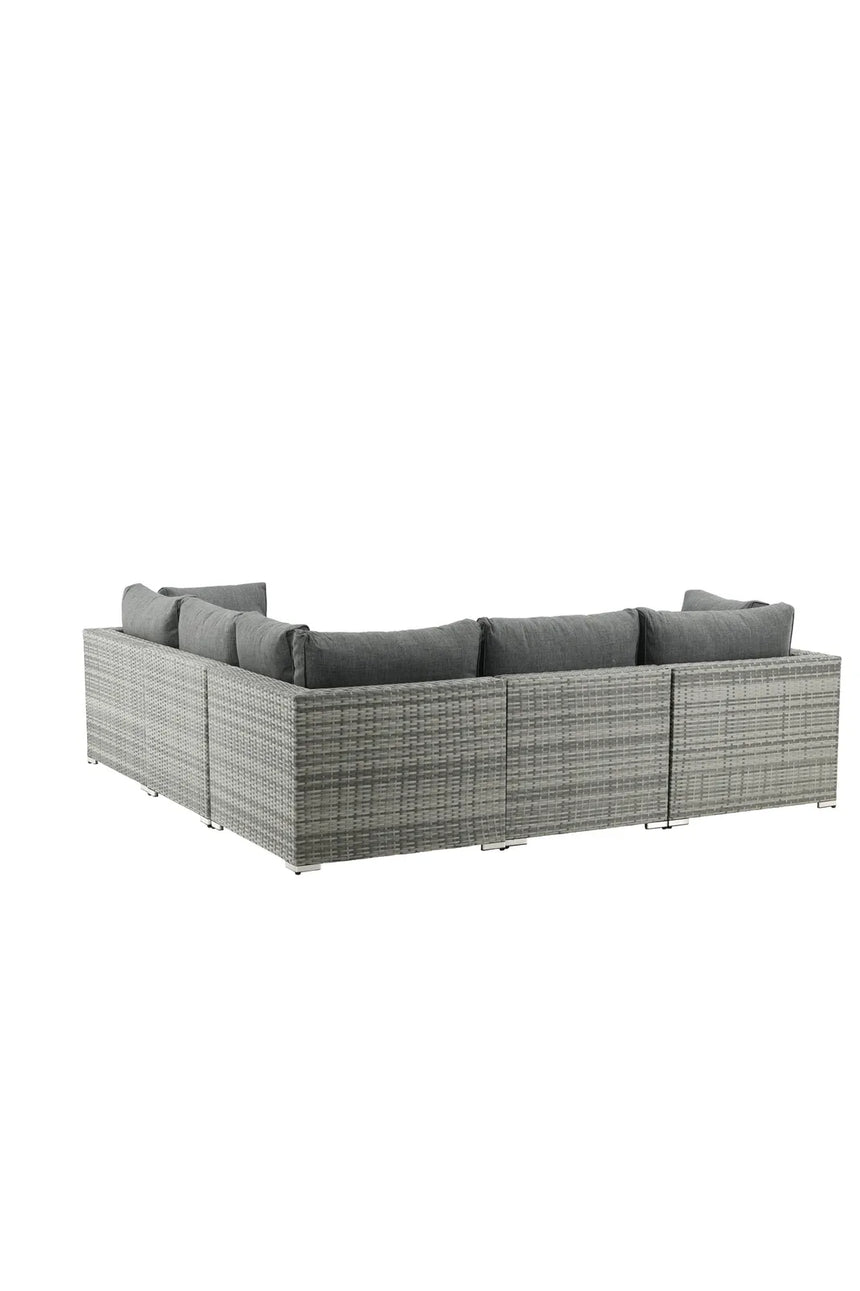 Garten Lounge-Set Amazon aus Wicker und Aluminium in Grau von Venture Home – Bild 9