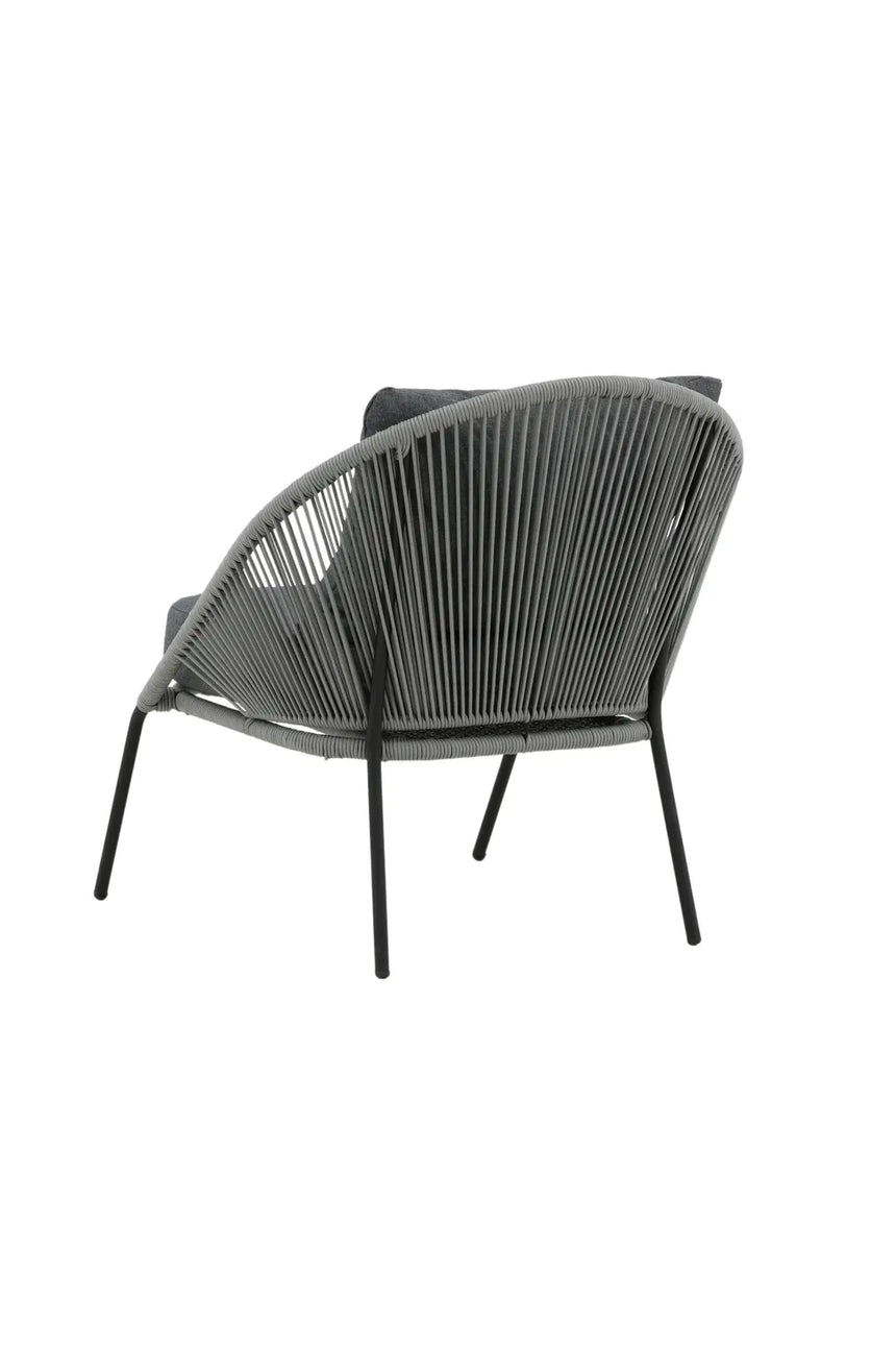 Garten Sessel Lindos aus Seil und Stahl, 2er-Set inkl. Kissen von Venture Home – Bild 6