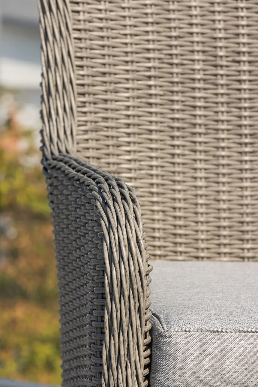 Garten Sessel Wembley aus Geflecht und Stahl in Grau von Venture Home – Bild 15