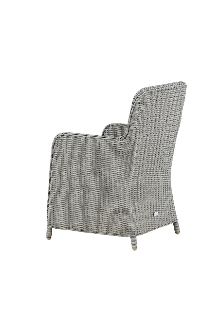 Garten Sessel Wembley aus Geflecht und Stahl in Grau von Venture Home – Bild 6