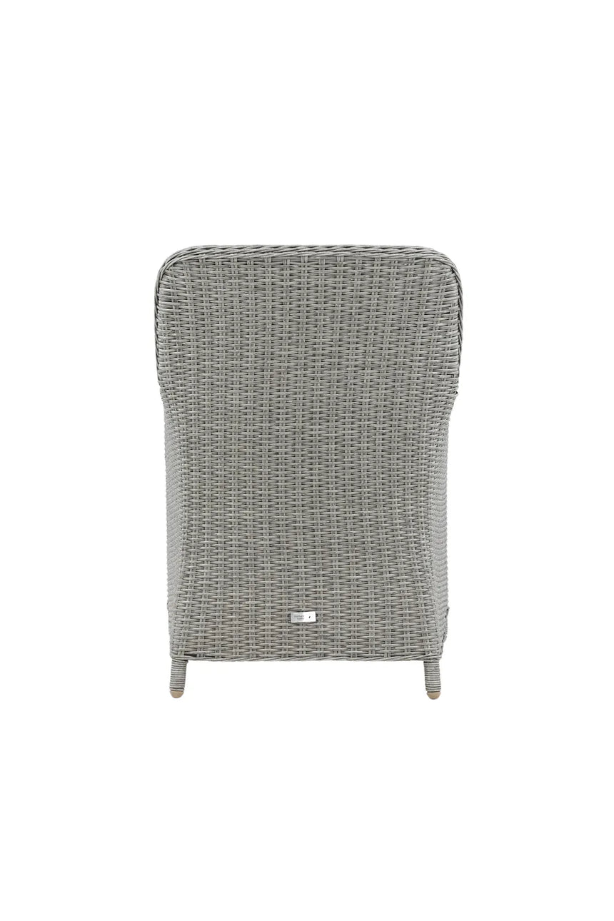 Garten Sessel Wembley aus Geflecht und Stahl in Grau von Venture Home – Bild 8