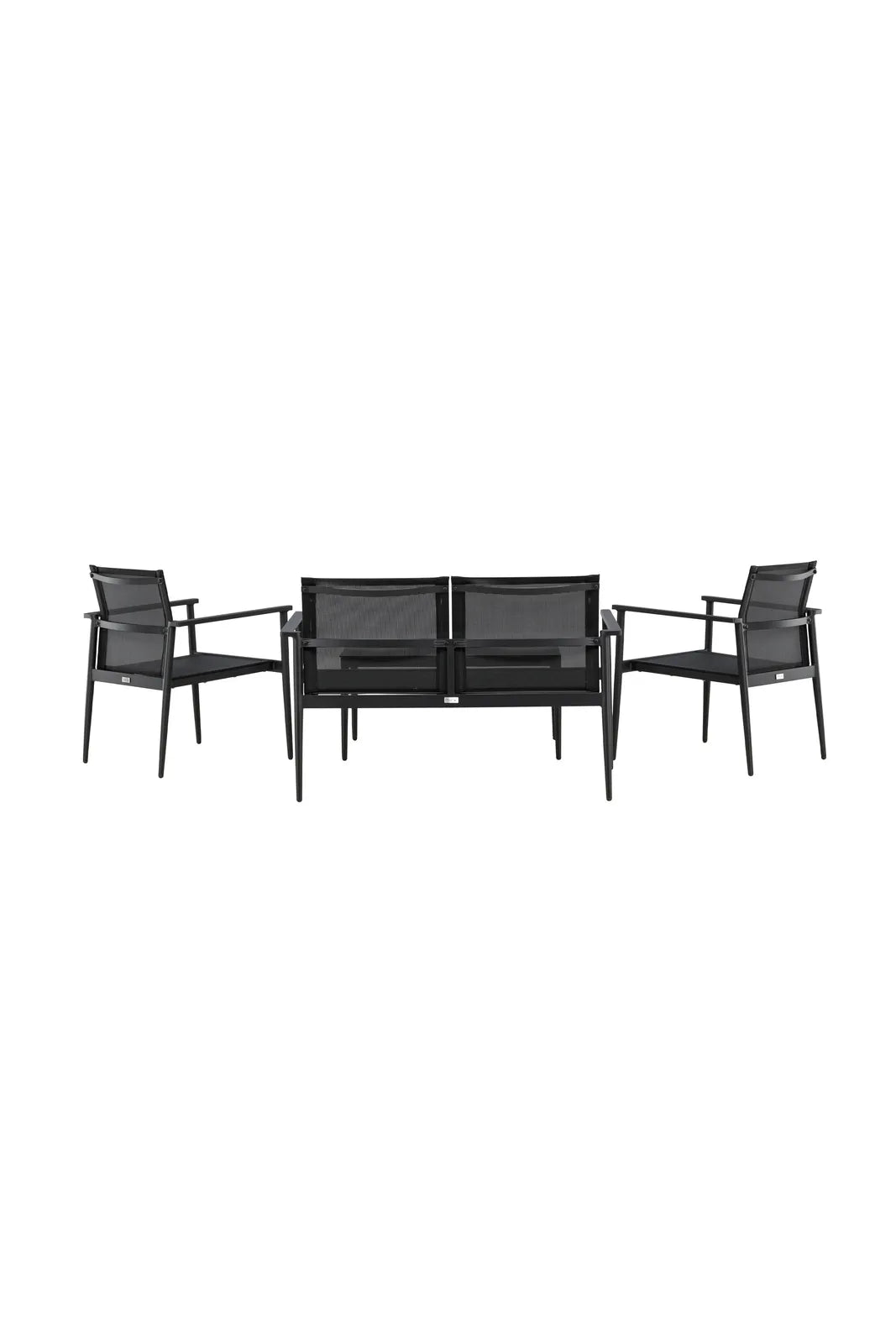 Garten Set Break aus Aluminium und Textilene in Schwarz von Venture Home – Bild 7